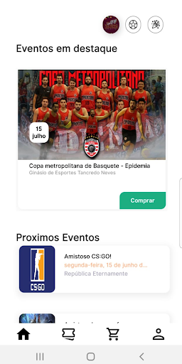 Android application Datlética screenshort