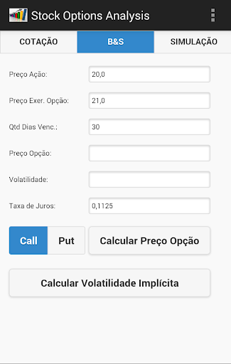 Stock Options Analysis Screen 3