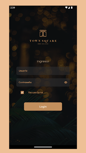Android application TownSquare screenshort