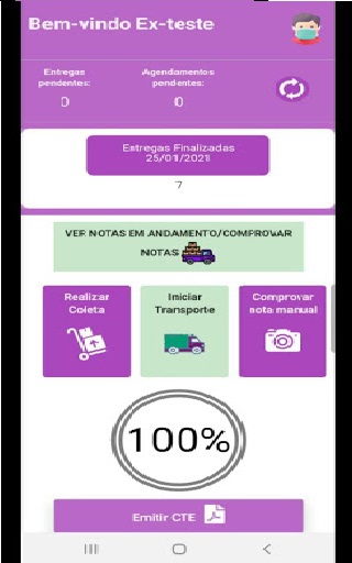 Android application Portal do Transportador (VIAGE screenshort
