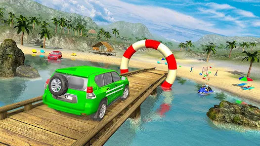 Water Surfer: Car Racing Games 3