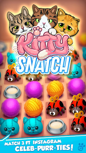 Kitty Snatch - Match 3 ft. Cats of Instagram game screenshots 1