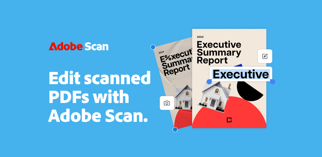 Adobe Scan AI PDF Scanner, OCR