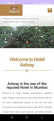 Android application ashrayhotel screenshort