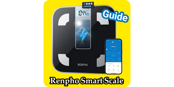 RENPHO Scale for Body Weight, Battery-Free Solar Power Weighing