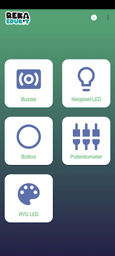Android application Reka Edukit BLE screenshort