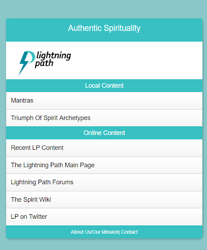 Android application Lightning Path screenshort