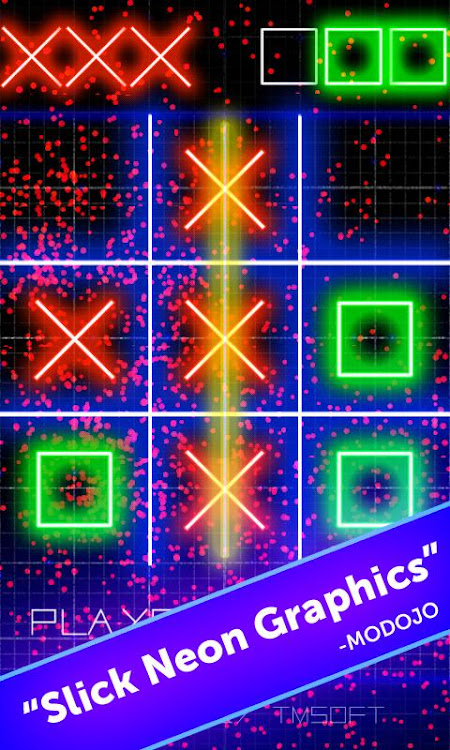 Tic Tac Toe Glow by TMSOFT - 1.9.5 - (Android)