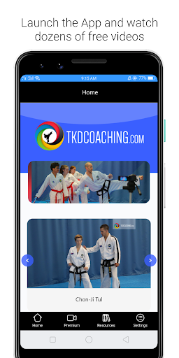 Android application TKD Coaching screenshort