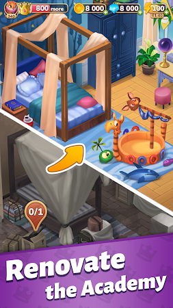 Game screenshot Mergic Academy: Magic & Merge apk download
