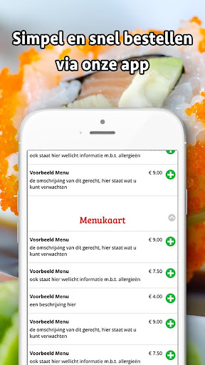 Android application Sunny Sushi screenshort