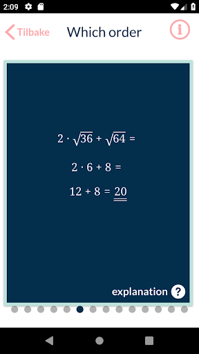 Basic algebra Screen 3