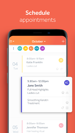Android application Versum - efficient salon manag screenshort