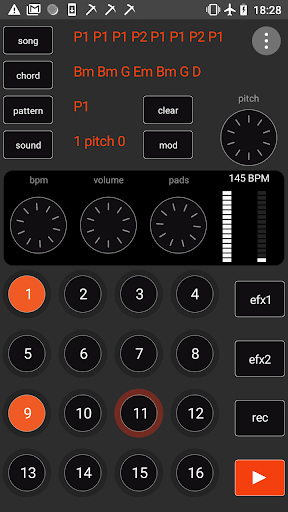 Sequencer Rack 1: music maker Screen 3