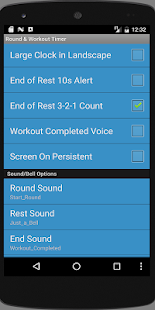Workout Timer Screenshot