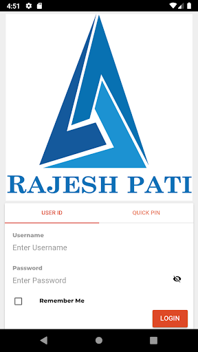 Rajesh Pati Client Screen 2