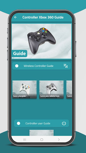 Android application Controller Xbox 360 Guide screenshort