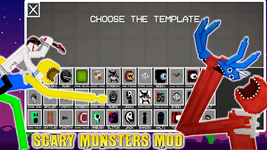 Rush (monster) from roblox place Doors for Melon Playground