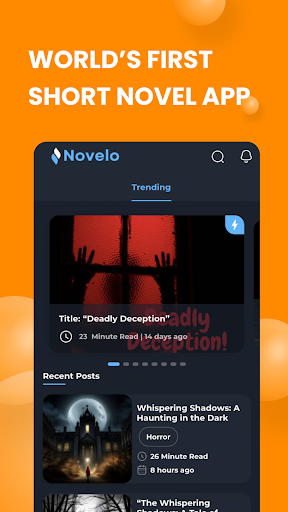 Android application Novelo - Short Novel App screenshort