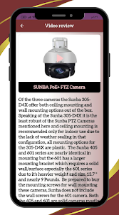 SUNBA PoE+ PTZ Camera guide