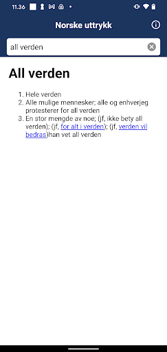 Norske uttrykk Screen 2