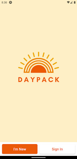 Android application Daypack Learning screenshort