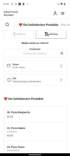 Galaxy Pizzeria Warendorf Screen 3