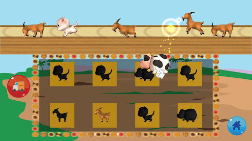 Android application もーもーシルエット screenshort