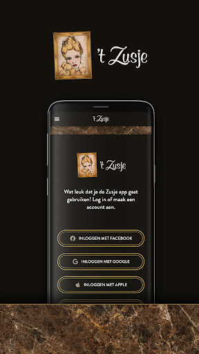 Android application 't Zusje screenshort