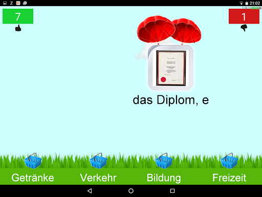 Screenshot of German for Refugees