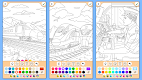 screenshot of Train game: coloring book.