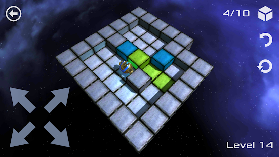 Space Puzzle - Mueve cajas y resuelve rompecabezas 3D