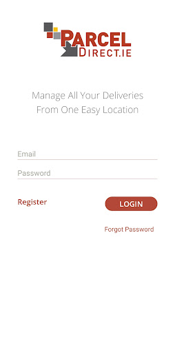 Android application ParcelDirect screenshort