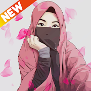 Hijab Muslimah Cartoon Wallpapers HD