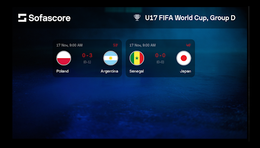 Sofascore - Live sports scores - Sports - apps