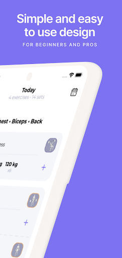 Fit Journal - Gym Workout Log Screen 3