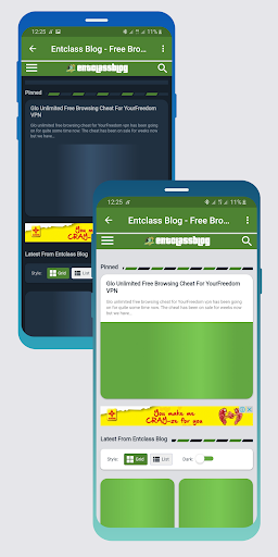 Android application Entclass Blog - Tech Updates screenshort