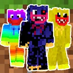 Cover Image of Baixar Huggy Wuggy Skin for Minecraft 2.1 APK