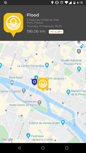 Screenshot of SIGNALERT