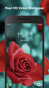 Screenshot 3 Red Rose Live Wallpaper Pro android