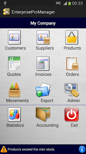 Android application Enterprise Pro Manager Trial screenshort