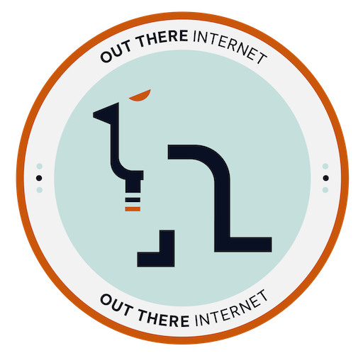 Out There Internet logo