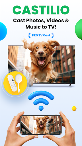 Android application Cast and Mirror on Chromecast screenshort
