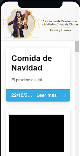 Android application Jubilados Calera y Chozas screenshort