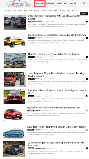 GaadiWaadi.com Screen 2