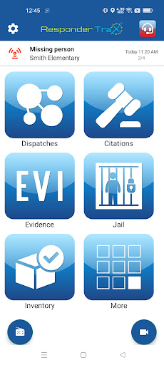 Android application Responder Trax screenshort