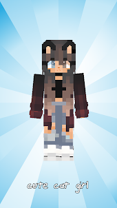 Cat Girl Skins for Minecraft