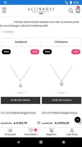Altınköşe Kuyumculuk ve Mücevh Screen 2