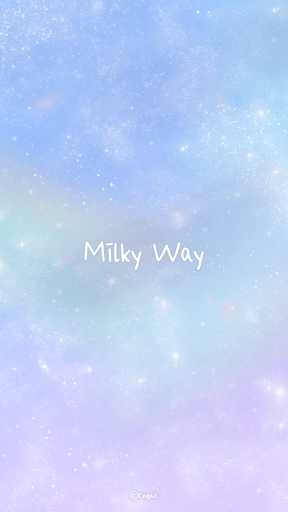 Android application 카카오톡 테마 - 밀키웨이_블루 퍼플 screenshort