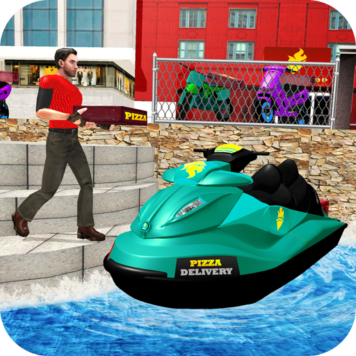 Pizza Delivery Jet Ski Games logo